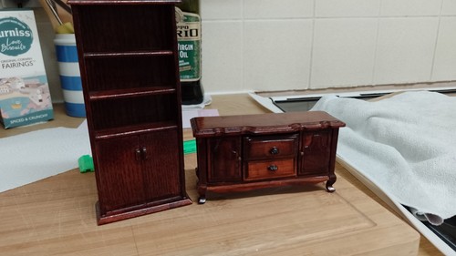 Dolls house bookcase - , sideboard