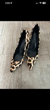 Next Leopard Print Court Shoes
