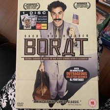 Borat DVD Comedy (2006) Sacha Baron Cohen Quality Guaranteed Amazing Value