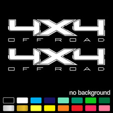 (2) 4x4 Off Road Sticker Decal