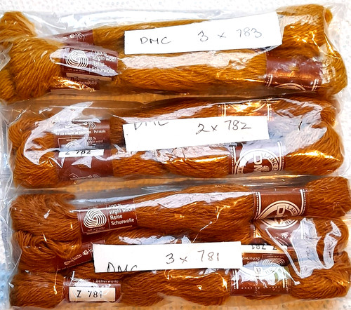 Skeins dmc laine - 8,