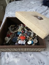 Old Sewing Box With Contents