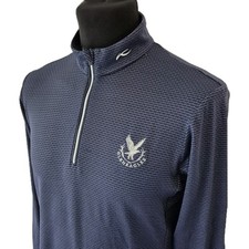 Womens Kjus Midlayer Comfort Fit Size Large UK 12/14 Gleneagles Embroidered Golf
