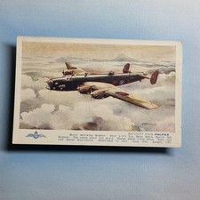 WW2 Military Aircraft Postcard