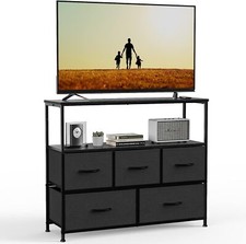Black Dresser TV Stand