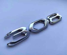 Chrome Silver Car Badge Emblem