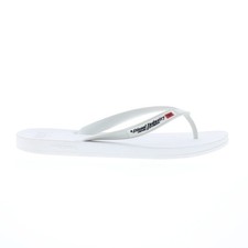 Diesel SA-Kauay NL Y02802-P4442-T1003 Mens White Flip-Flops Sandals Shoes