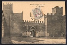 Old postcard Fez, Bab-Kaken 