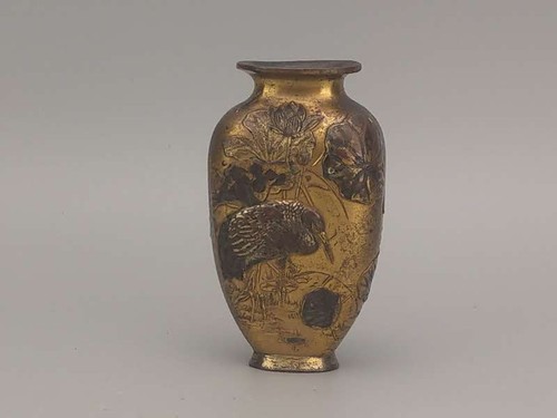 Japanese meiji gilt - japanese, gilt-bronze