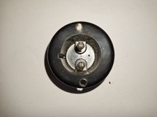 Vintage  CERCO (BULGIN) 2 pin round 22mm speaker chassis mounting connector