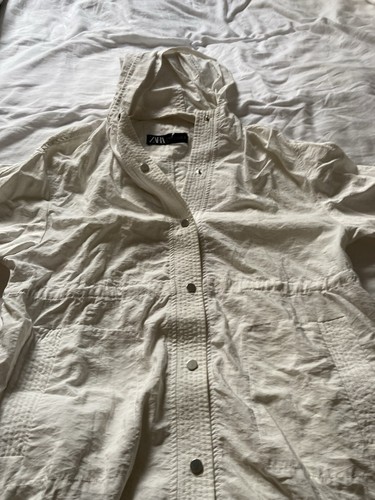 Womens white zara kagool - zara,
