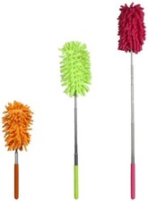 Extendable Telescopic Magic Microfiber Cleaning Feather Duster Extending Brush