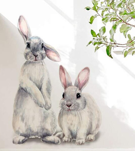 Bunny rabbits wall - bunny, /
