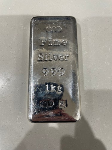 Silver bullion 999 - 0.999, 1