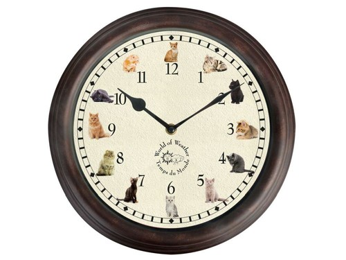 Wall cat sounds clock indoor - wall,