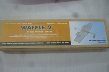 Waffle 2, Balsa wood indoor Aircraft kit, + spares.