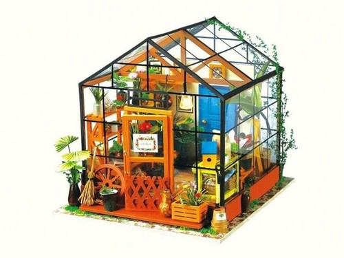 Diy miniature greenhouse - miniature,