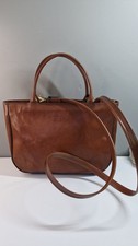 Vintage Texier France Tan Leather Handbag Crossbody VGC