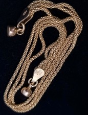 IBB Italy 18 ct Gold on 925 Silver Triple Popcorn Chain  Bracelet Nice Quality