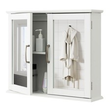 Wall mounted bathroom mirror - wall-mounted,