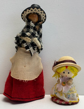 2 Vintage wooden Dolls, Peg