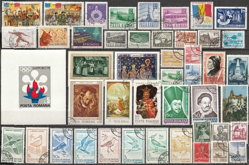 Romania lot with - with, block