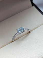 Diamond Aquamarine 0.5 Ct