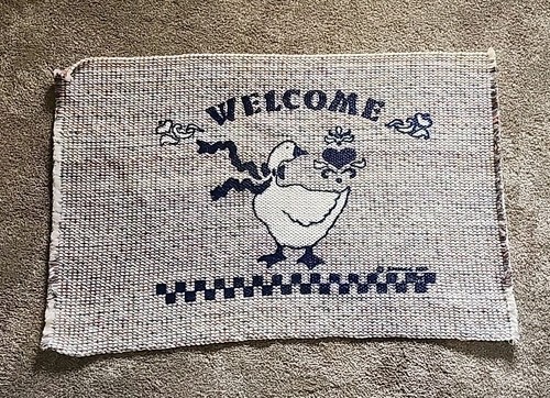 Geese welcome vintage mud - geese,