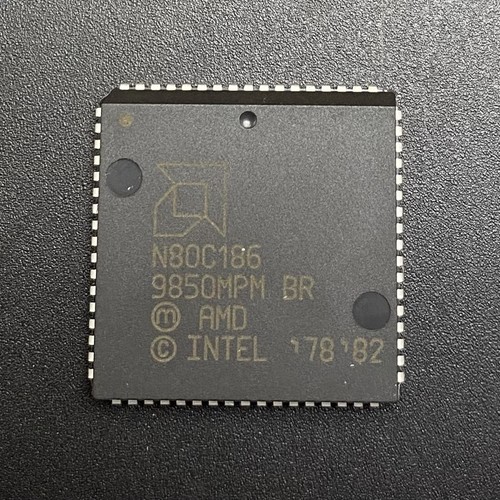Amd n80c186 cpu 10mhz 186 - amd,