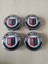 Set of 4Pcs 68mm Wheel  BMW Alloy Wheel Centre Cap Badge Emblem Alpina