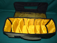 Wychwood padded 6 spool or reel case with handle, top quality
