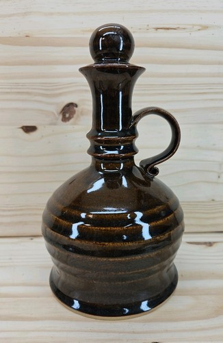 Studio pottery decanter - decanter, or