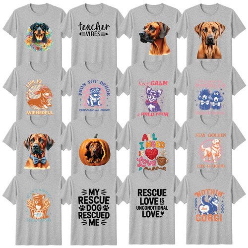 Retro rescue dog - rescue, t-shirt