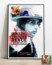 Rolling Thunder Movie Bob Dylan Tour Poster - Up To 36"