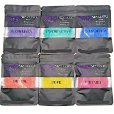 6x Simmering Granules/Highly Scented Sizzlers for  Wax Melt  Burners/ Lamps