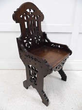 Antique Gothic Revival Oak