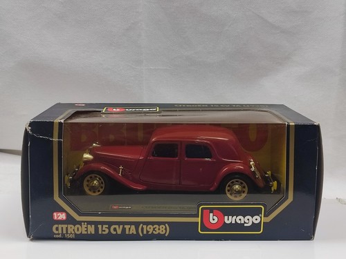 Burago 1938 citroen 15cv - burago, 1/24