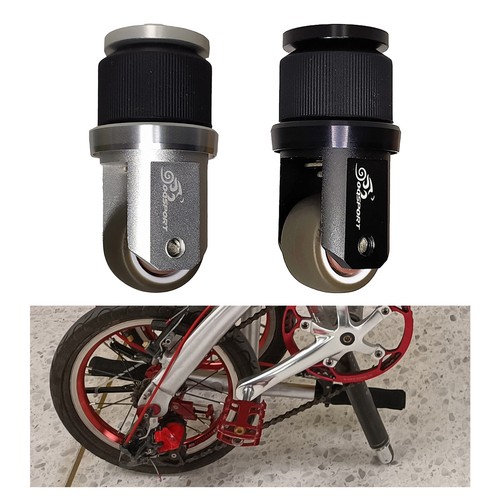Folding bike auxiliary roller - bike,
