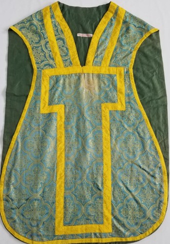 Antique french silk brocade - silk,