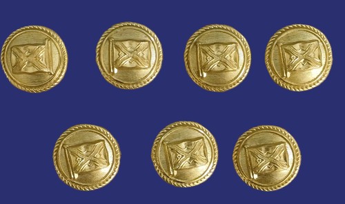 Shipping line gilded brass - 7,