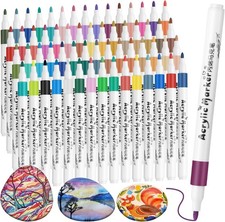 60 Acrylic Paint Pens Fine Tip