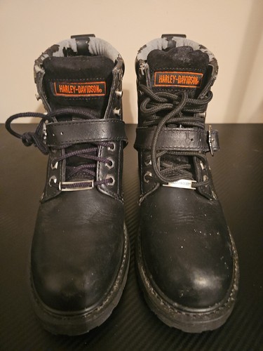 Harley davidson black leather - black,