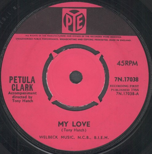 Petula clark love vinyl - petula, 7"