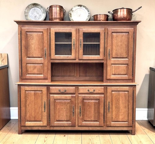 Large oak kitchen - large,