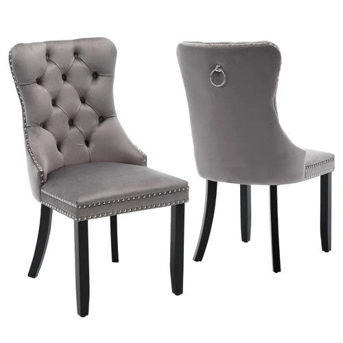 Pack grey velvet - grey, dining