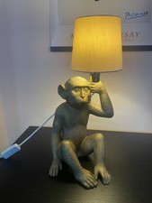 Next Monkey table lamp gold
