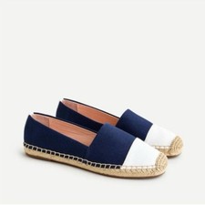 J.Crew Navy & Cream Canvas