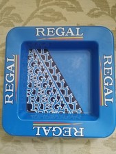 Regal vintage ashtray square Melamine blue