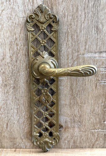Vintage french ornate brass - french,