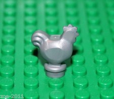 Lego Flat Silver Chicken